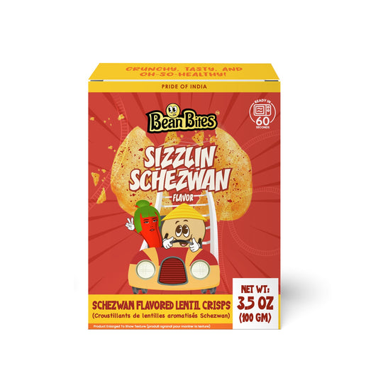 Bean Bites Sizzlin Schezwan Lentil Crisp-0