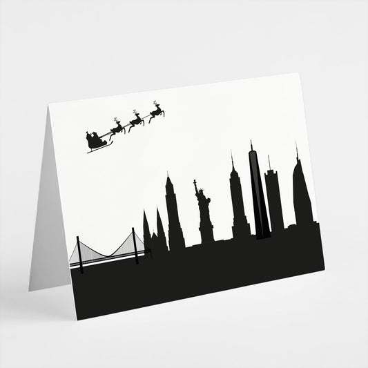 Santa Christmas Cards, Set of 24