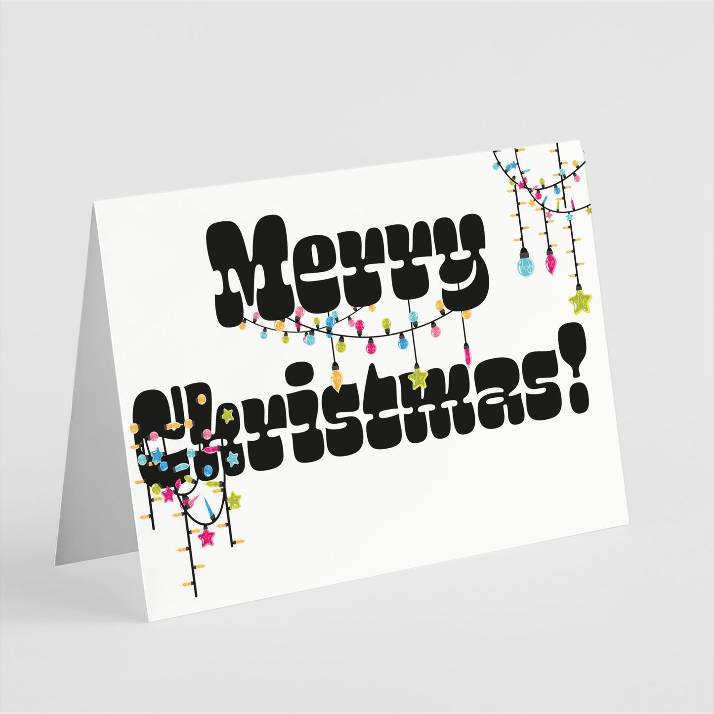 Merry Christmas Greeting Cards, Set of 24