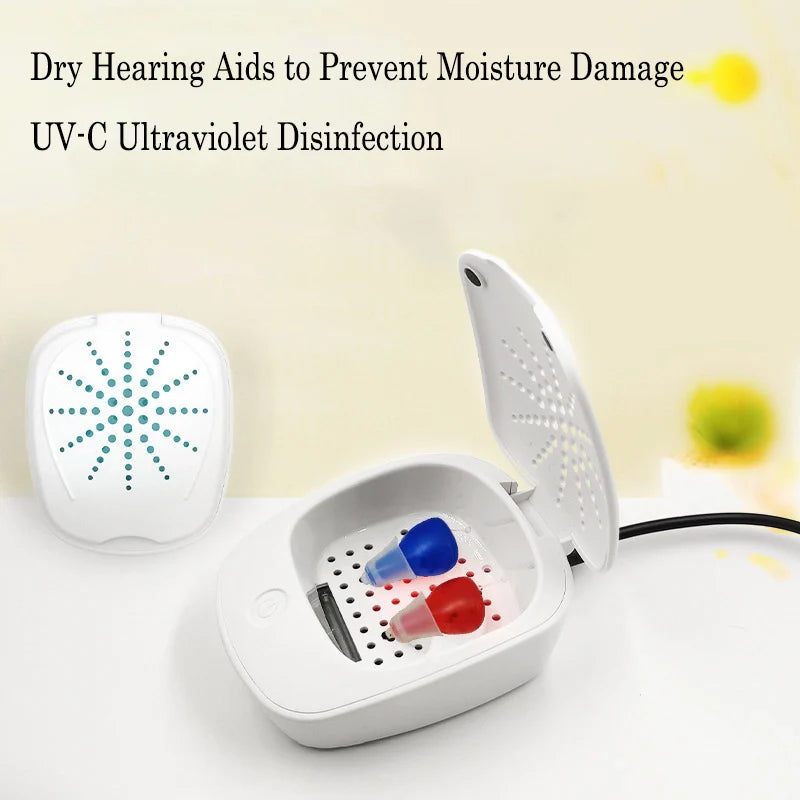 Hearing Aid UV Drying & Sterilization Box – USB-C Electronic Dehumidifier-0