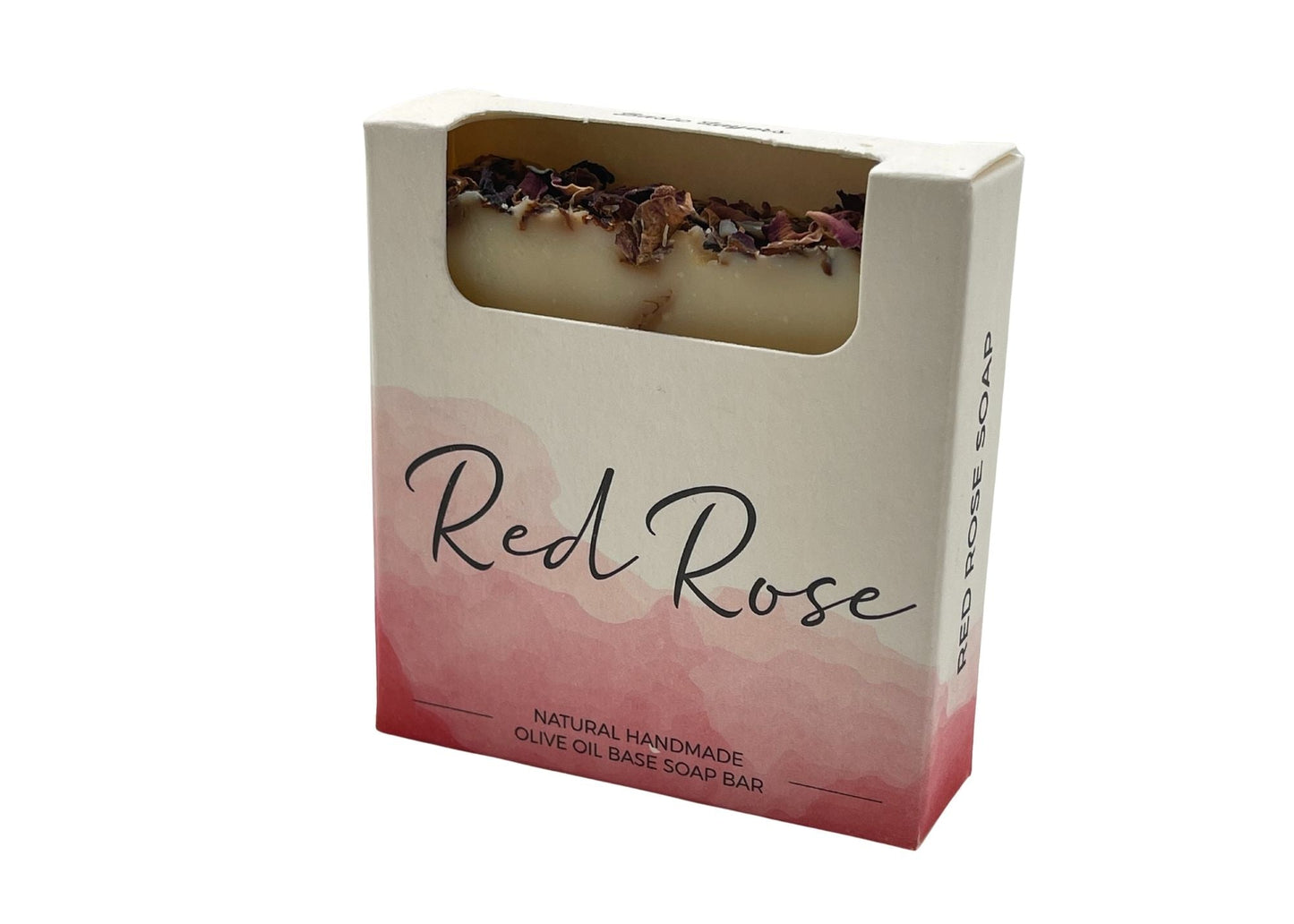 ARTISAN HAND MADE SCENTED RED ROSE SOAP-0