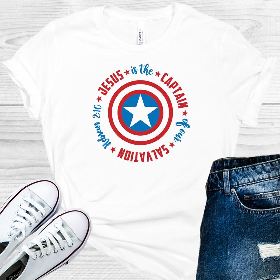 Jesus is the Captain of Our Salvation Graphic Tee