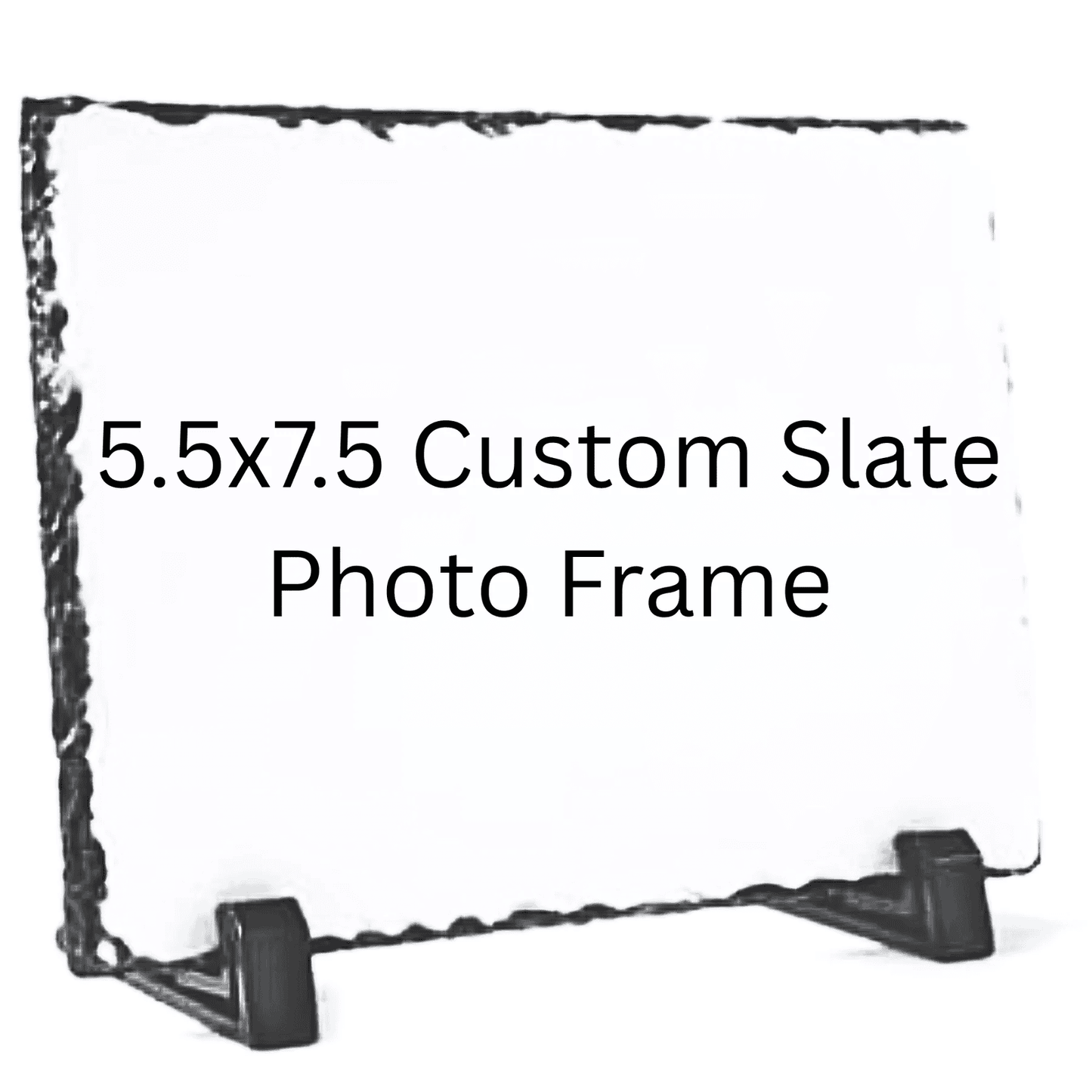 LIVE SALE - 5.5 x 7.5 Custom Slate Photo Frame for Rave Memories