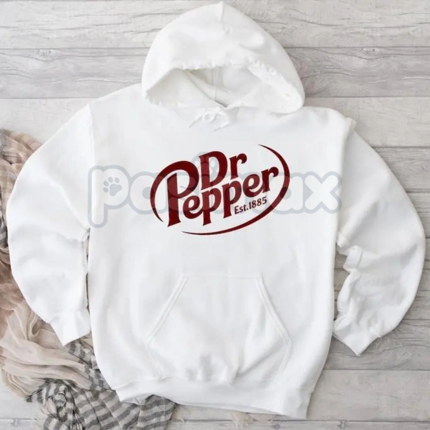 Dr Pepper Unisex Hoodie – Iconic Soda Brand Pullover, 23 Flavors Fan Apparel, Classic Drink Merch