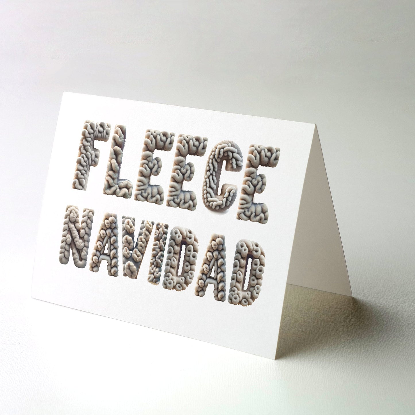 Fleece Navidad Christmas Cards, Set of 24