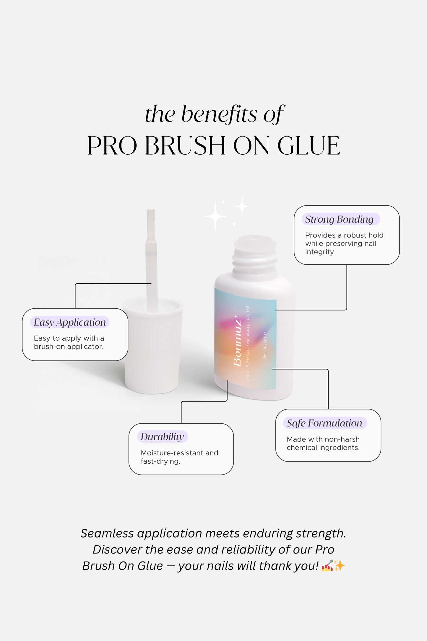 Pro Brush-On Nail Glue-2