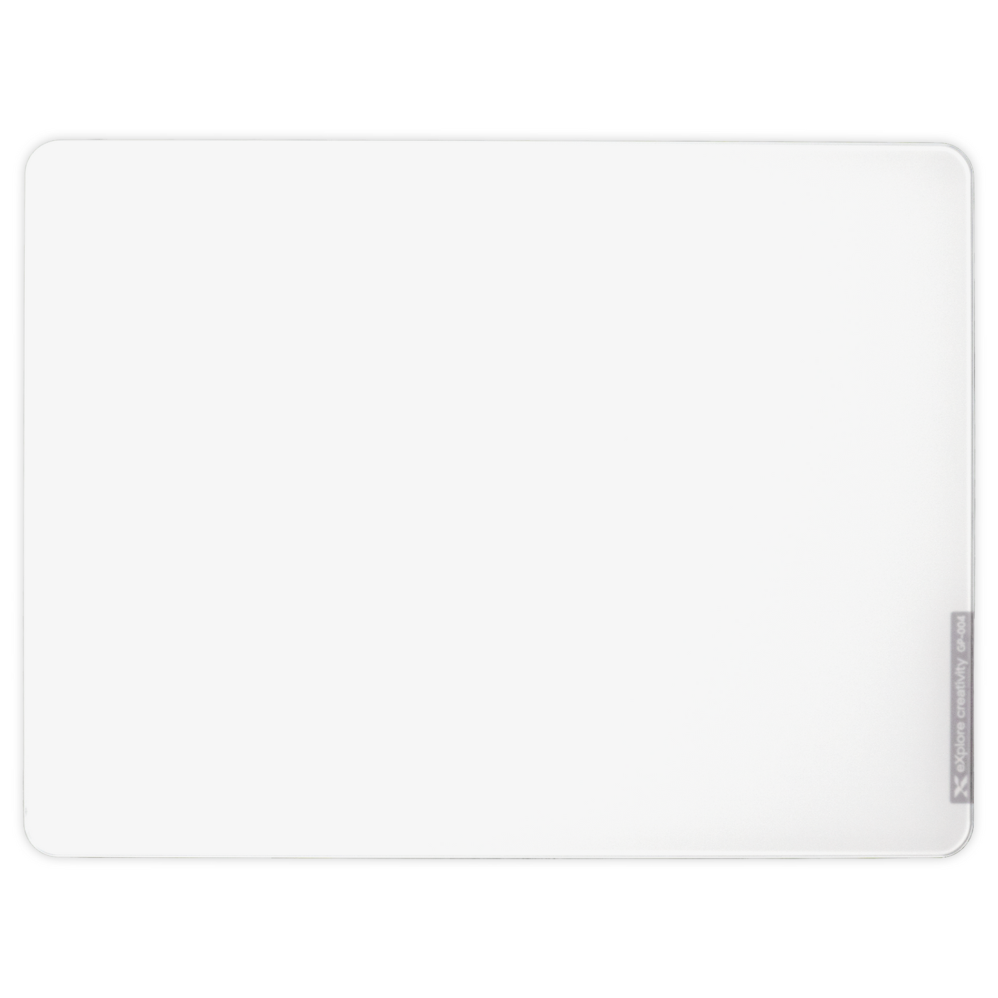 XVX SpacePad Tempered Glass Gaming Mouse Pad with Anti-Slip Rubber Base