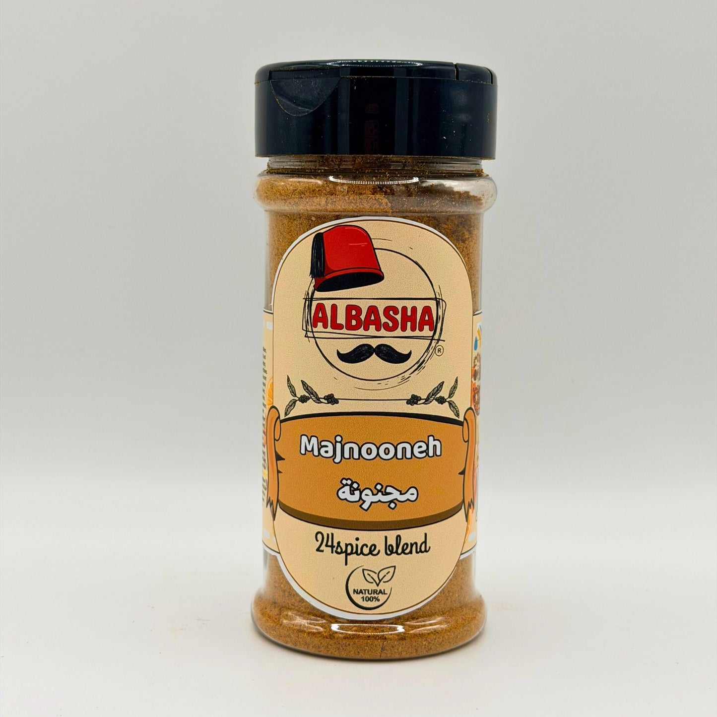Majnooneh Authentic Spice Blend - 24 Natural Spices for Middle Eastern Dishes