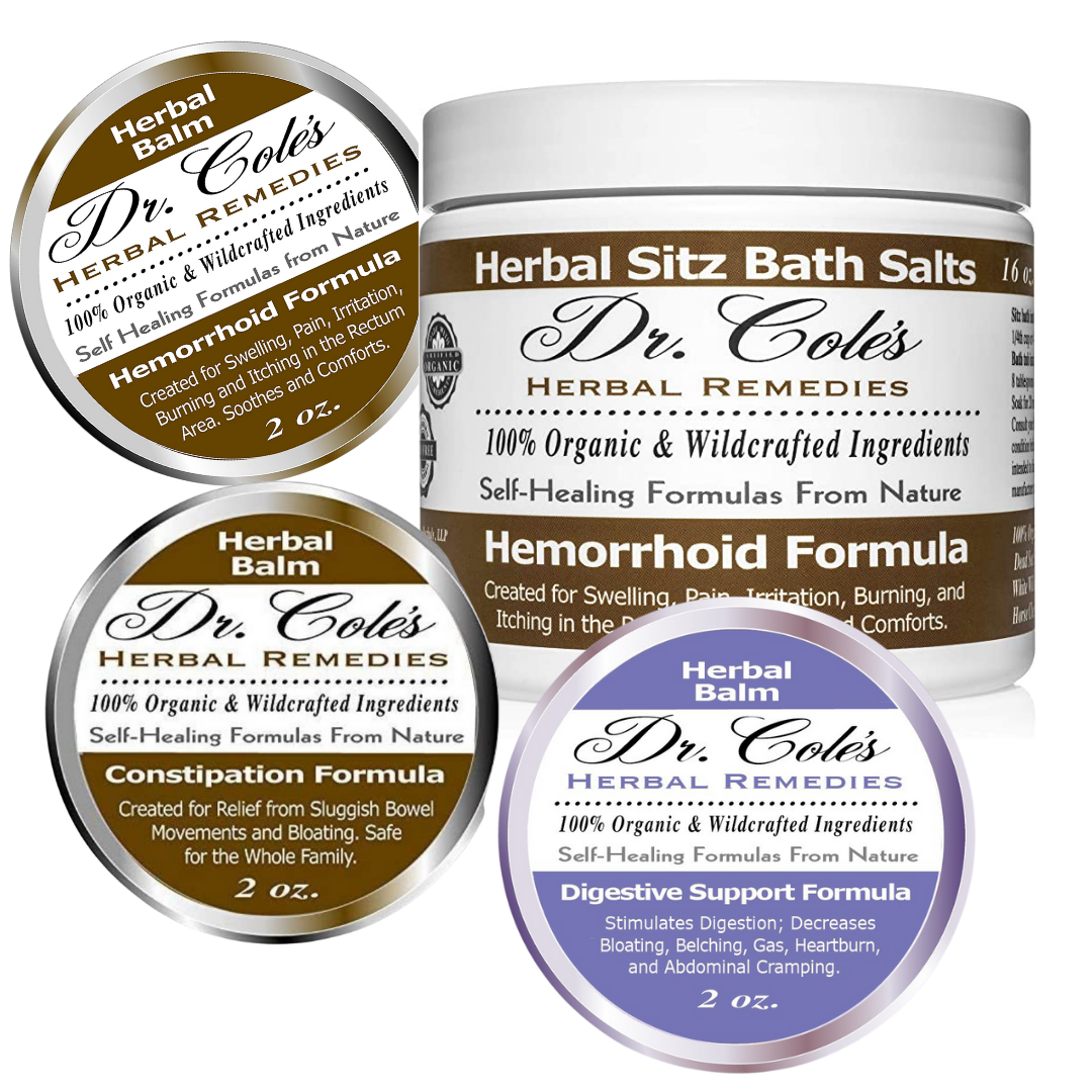 Dr. Cole's Hemorrhoid, Constipation and Digestive Bundle-0