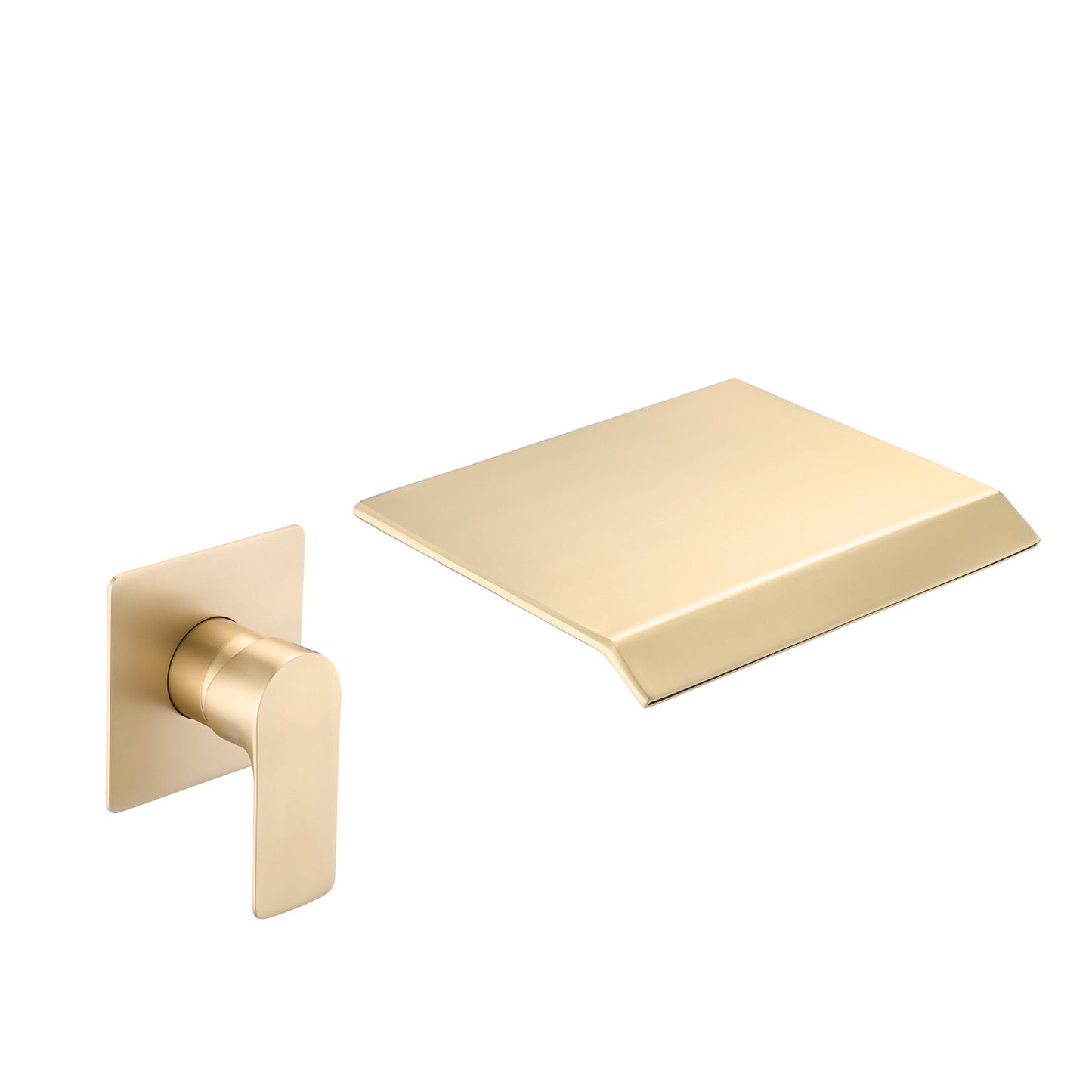 Wall Mount Bathtub Faucet Brushed