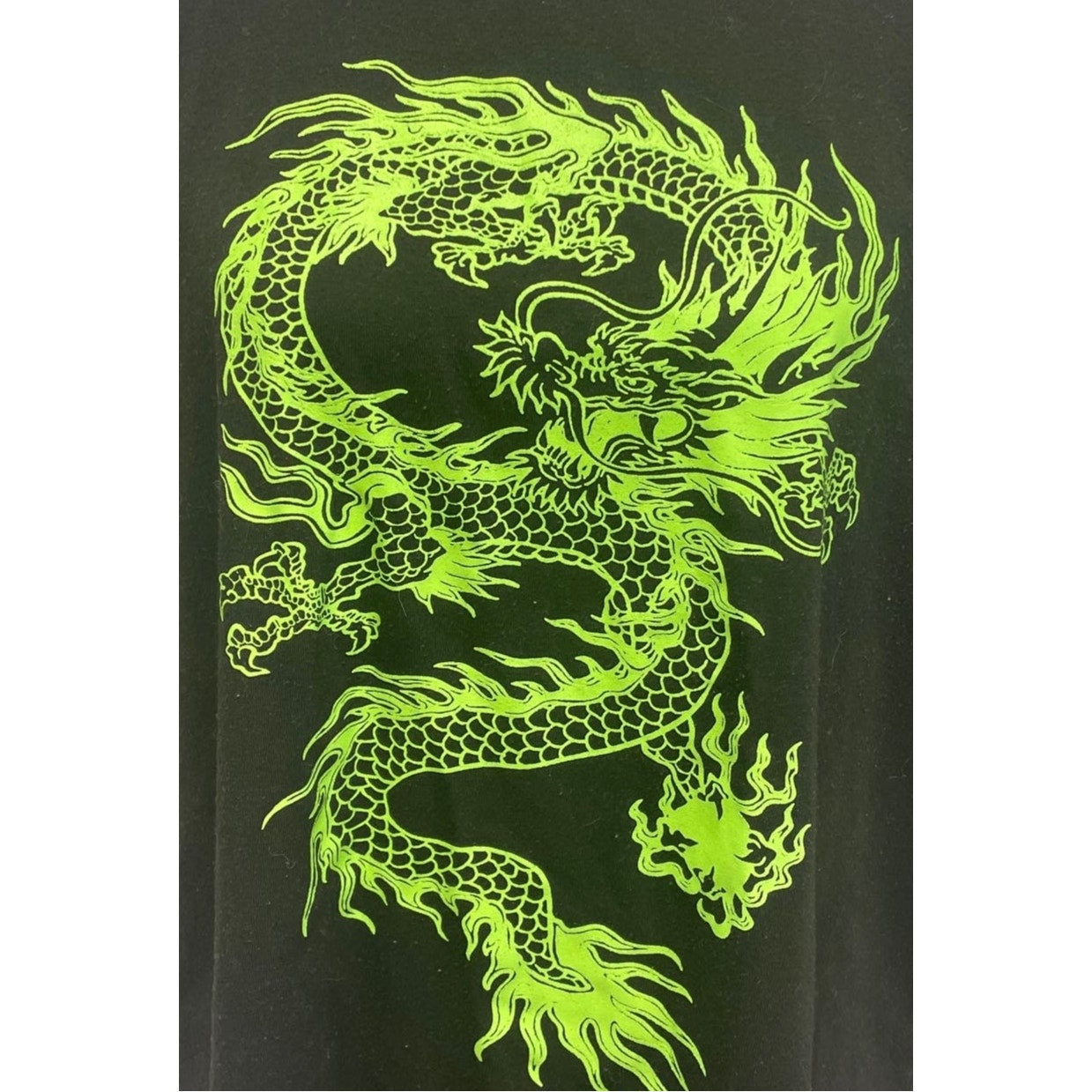 SHEIN Mens Small Medieval Dragon Graphic Print Short Sleeve PolyCotton Tee