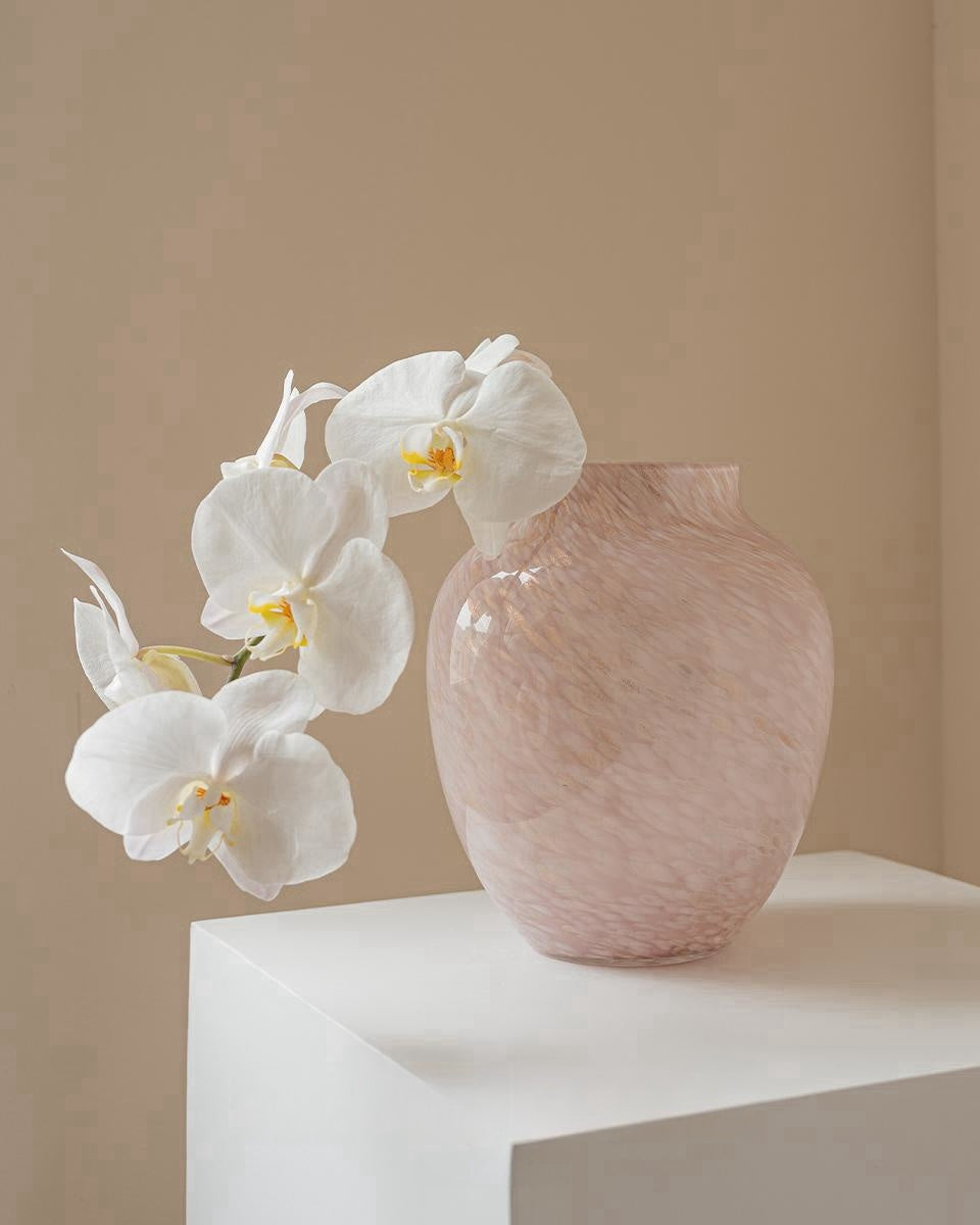 Foggy Handcrafted Glass Vase-2