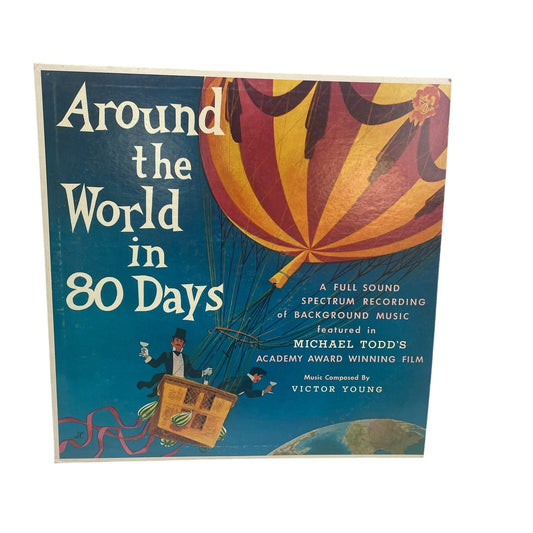Vintage Around the World In 80 Days Background Music Film LP Vinyl Record