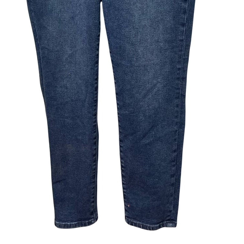 MaxStudio Indigo Womens Size 16 Stretch Cotton Straight Leg Denim Blue Jeans