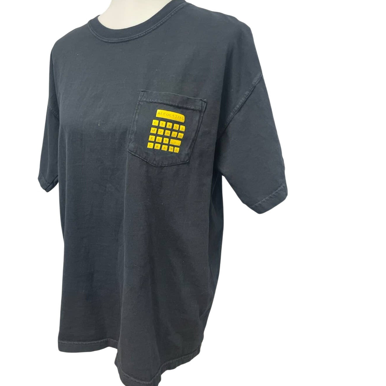 Mens Large Accounting Tonight We Are The Liabilities Short Sleeve Cotton Tee