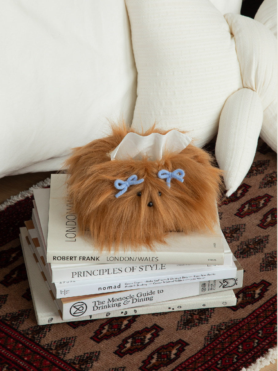 Fluffy Dog Tissue Box Cover-2