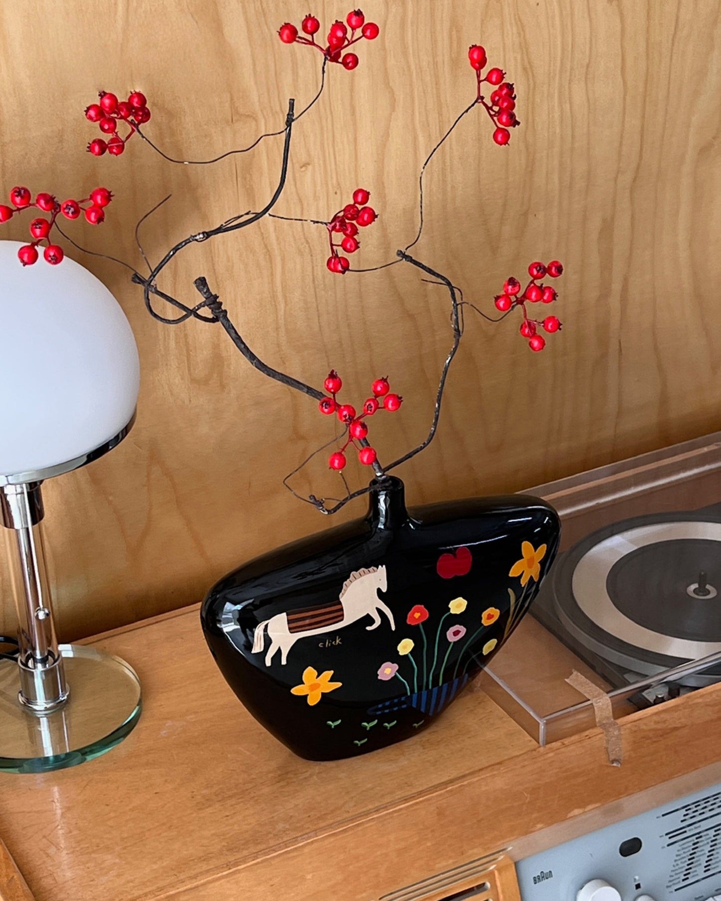Ceramic Horse Vase-3