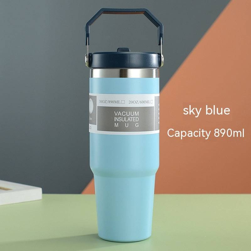 Stainless Steel Travel Coffee Tumbler – Insulated Car Cup with Cover (20/30 oz)-3