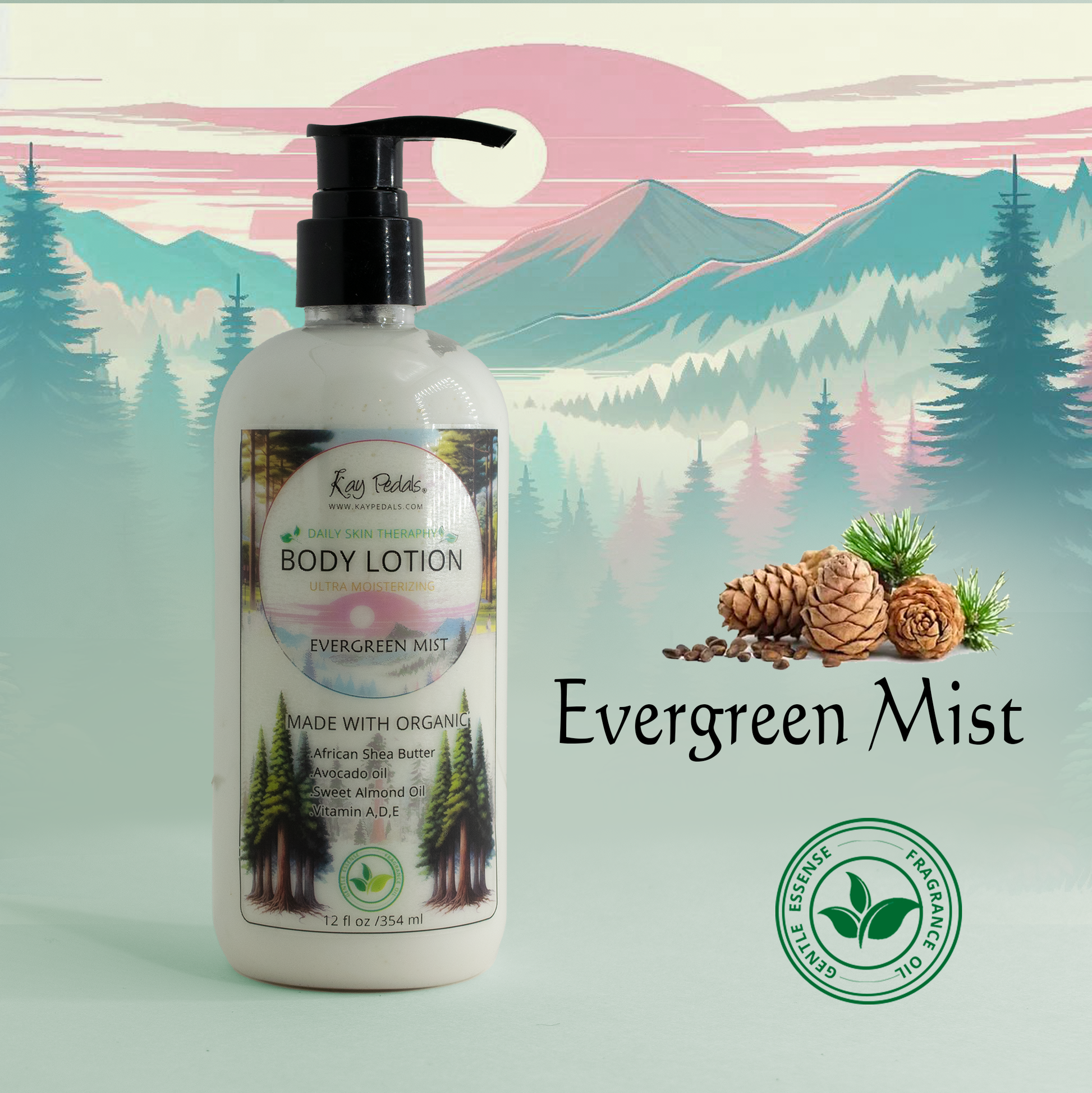 Evergreen Mist Natural Body Lotion-0