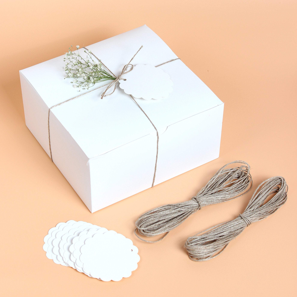 White Gift Box, Pack of 10/20-0