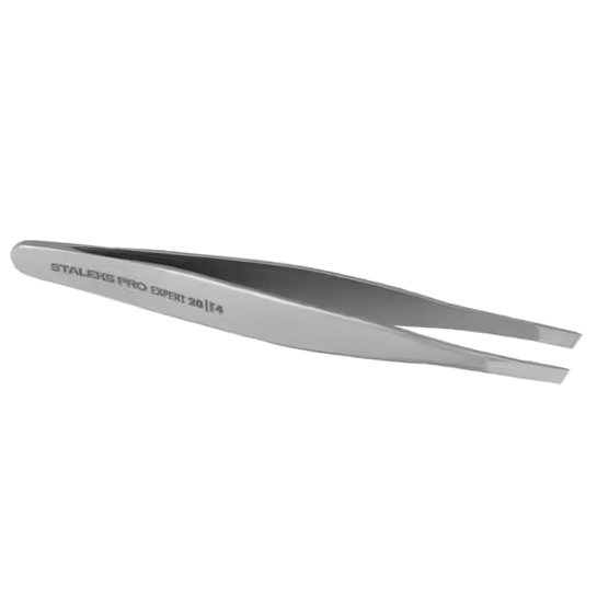 STALEKS PRO EXPERT 20/4 EYEBROW TWEEZERS (SLANT) - TE-20/4 - STALEKS™-1