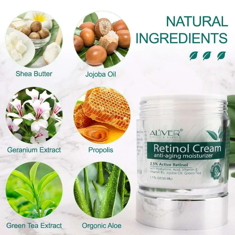 2.5% Active Retinol Cream Anti Aging Moisturizer