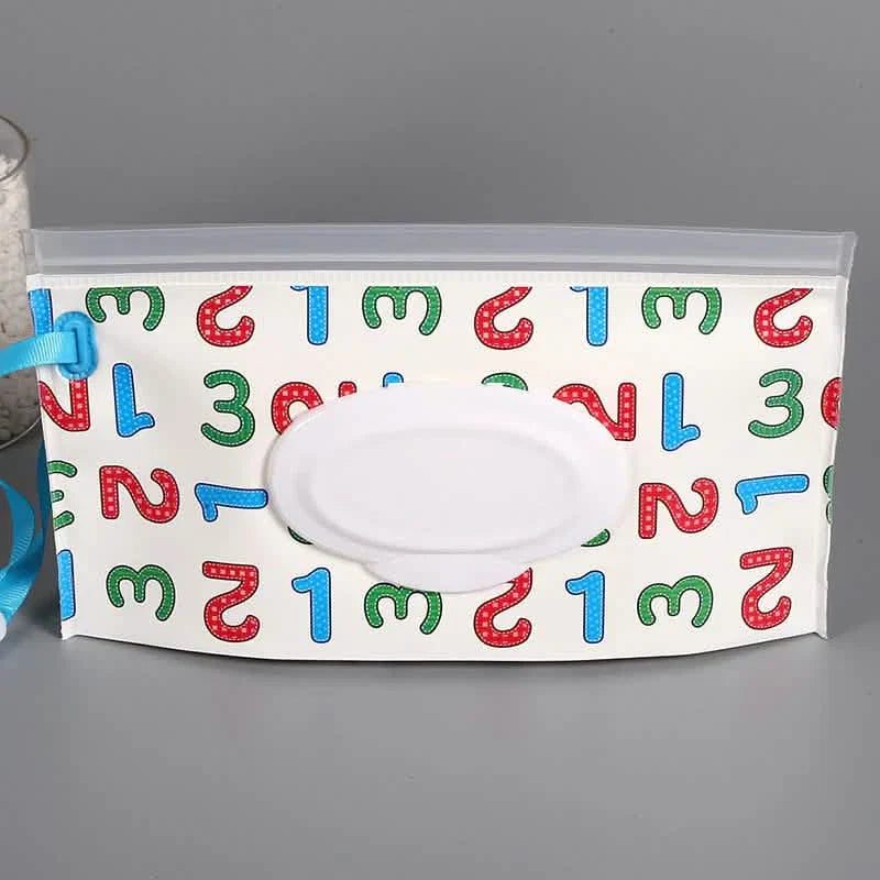 2-Pack: Reusable Wet Wipe Pouch