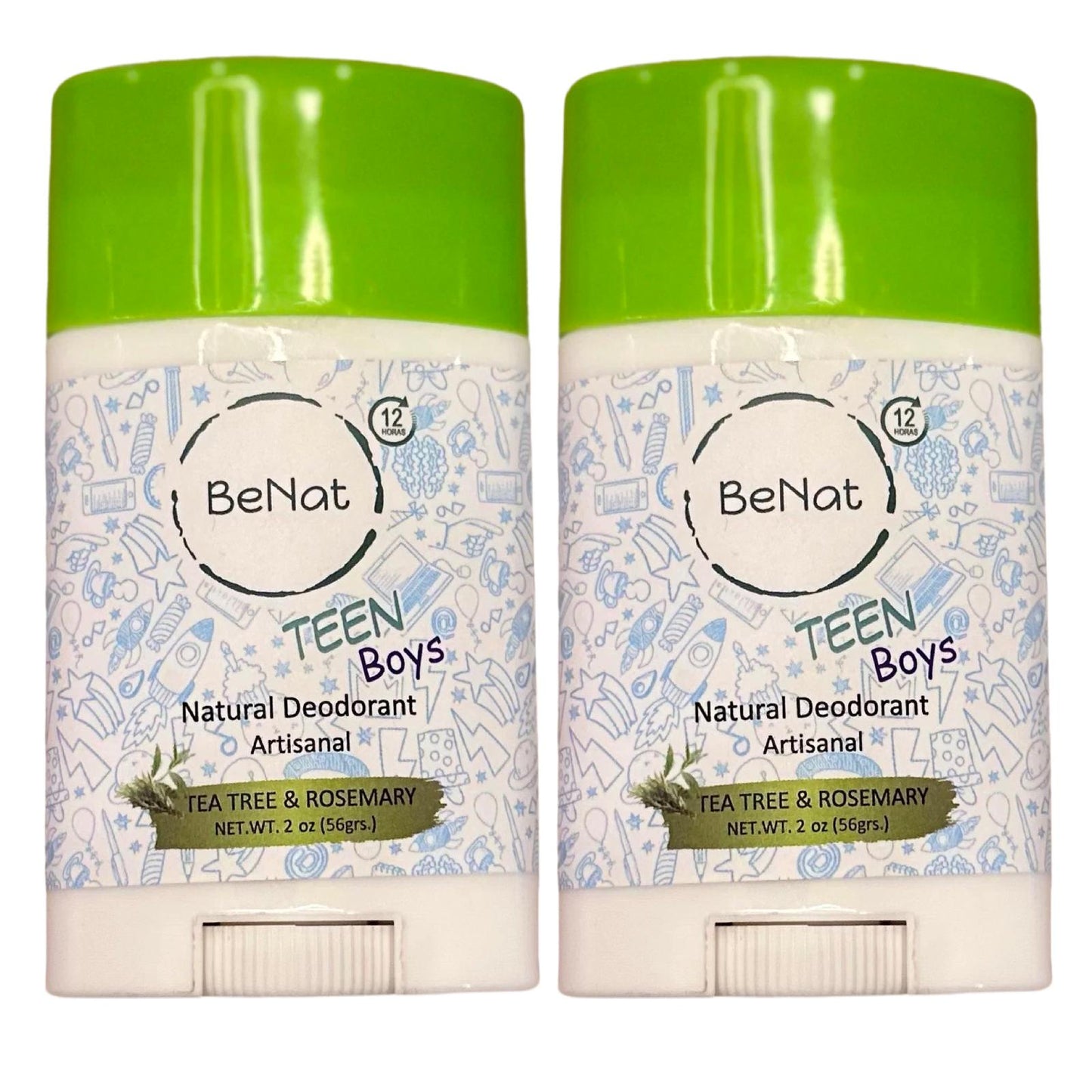 2-Pack all-Natural Deodorants for Kids & Teens-7