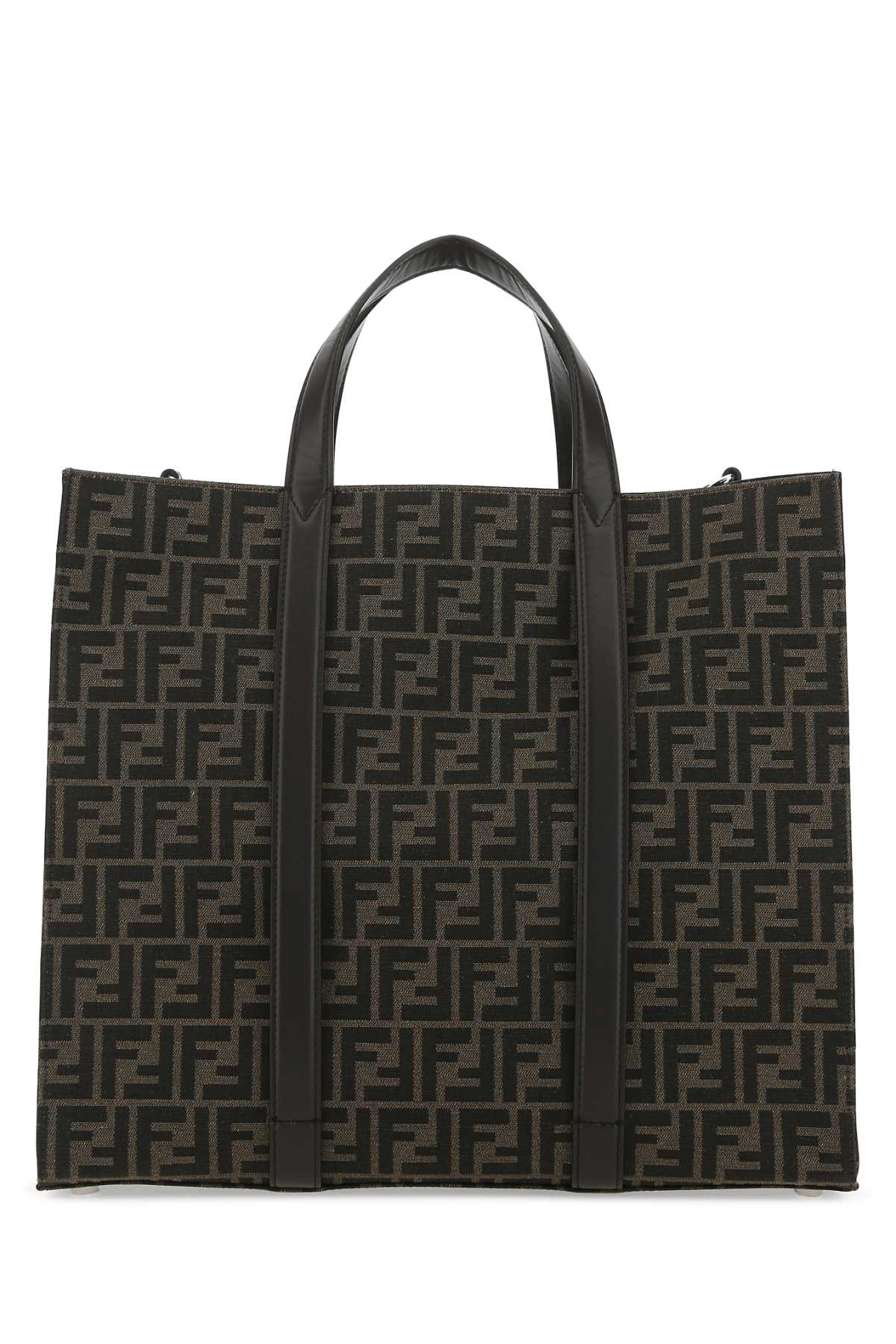 Fendi Men Embroidered Canvas Shopping Bag