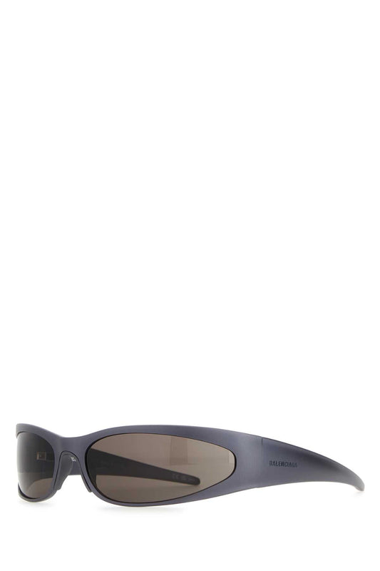 Balenciaga Men Graphite Aluminum Reverse Xpander 2.0 Sunglasses