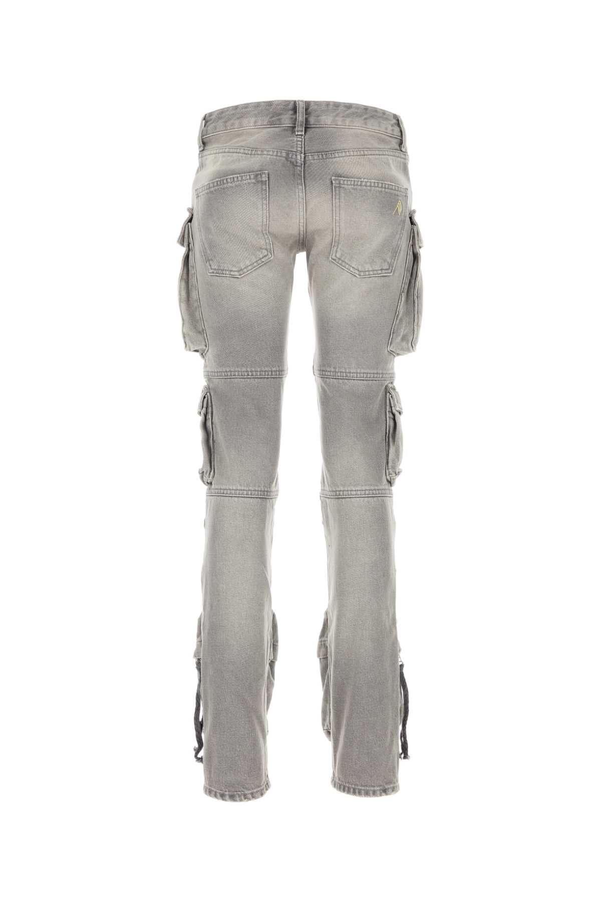 The Attico Women Grey Denim Jeans