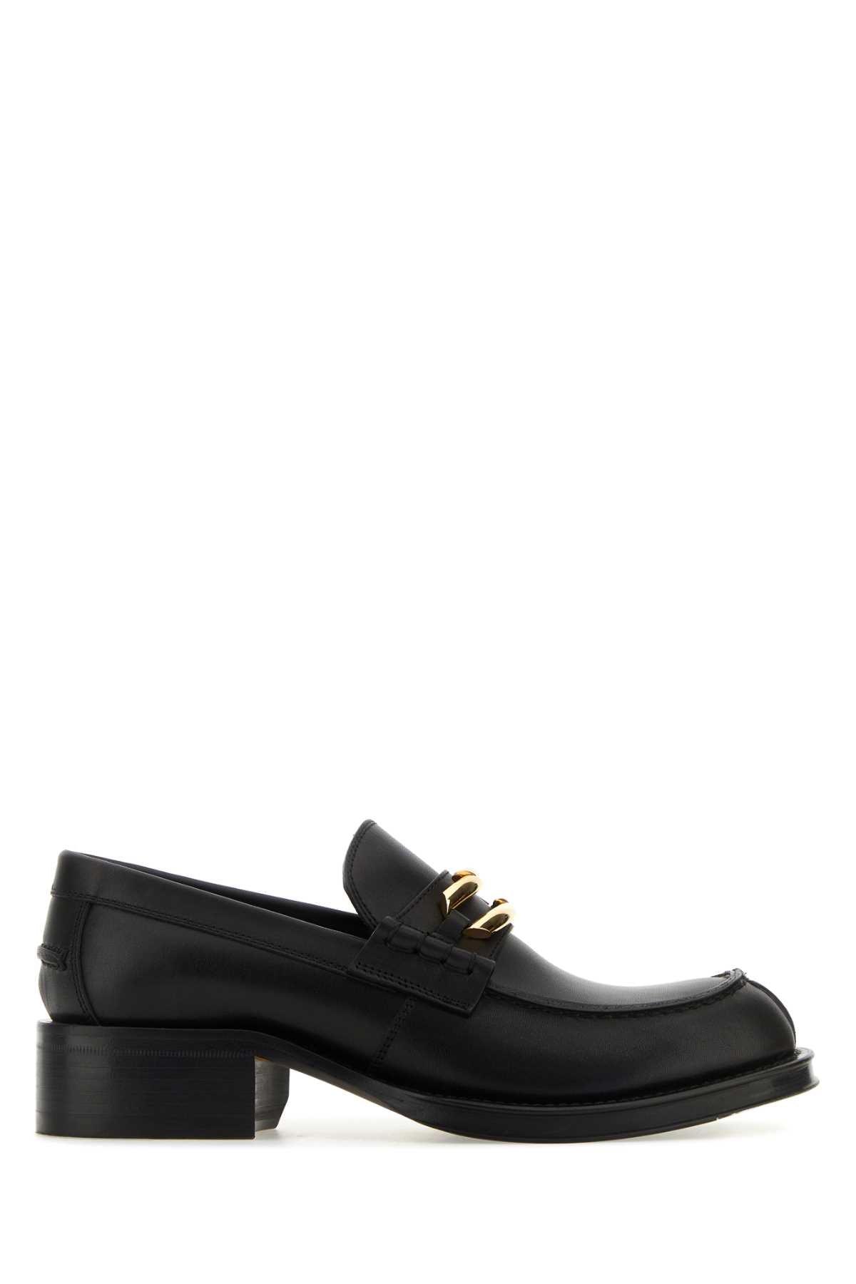 Lanvin Women Black Leather Medley Loafers