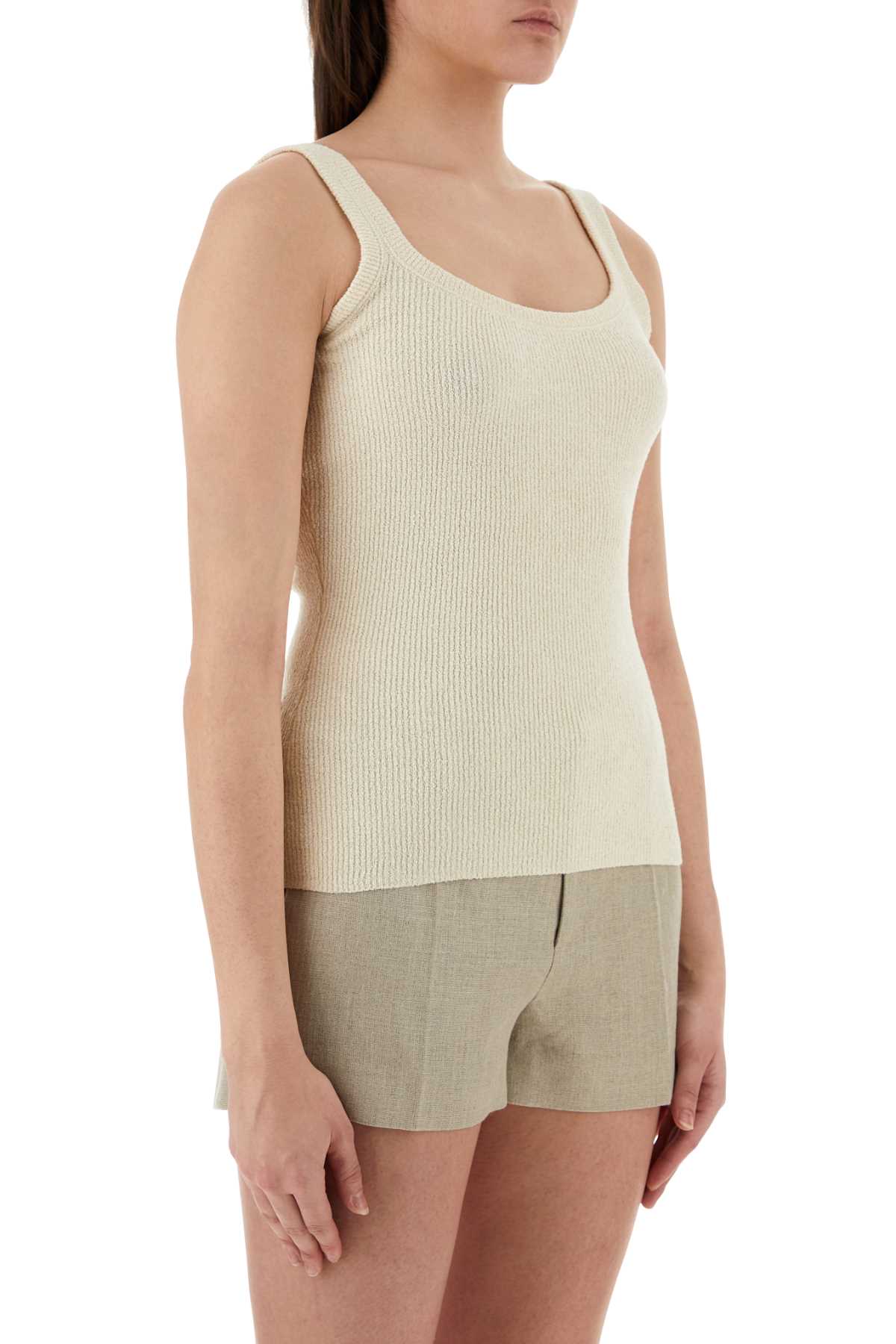 Valentino Garavani Women Sand Silk Tank Top