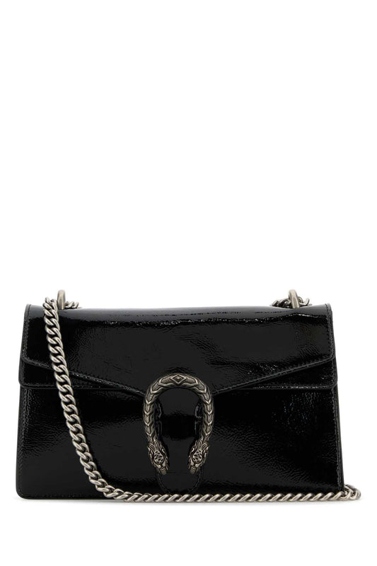 Gucci Women Black Leather Small Dionysus Shoulder Bag