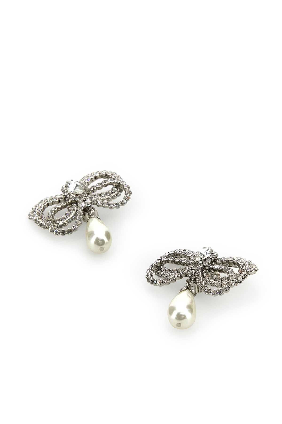 Alessandra Rich Women Embellished Metal Earrings