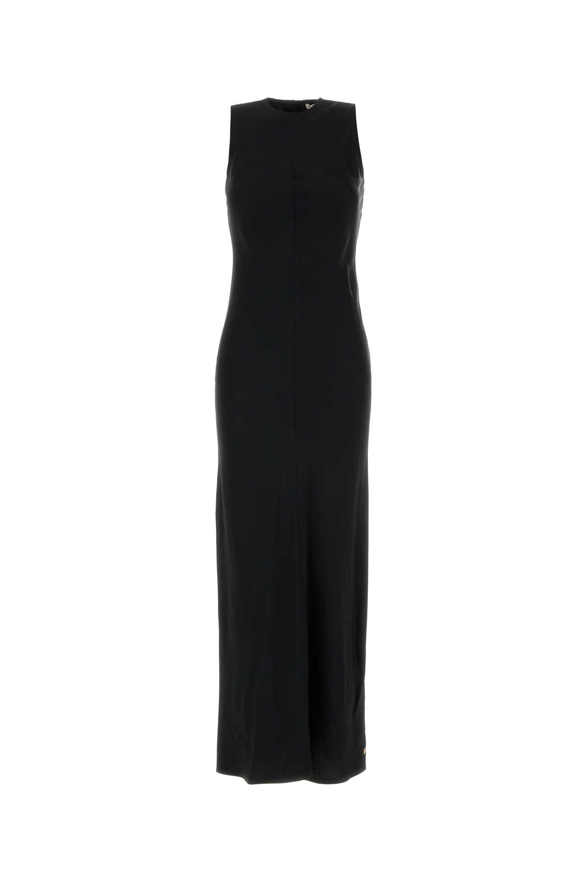 Ami Women Black Jersey Dress