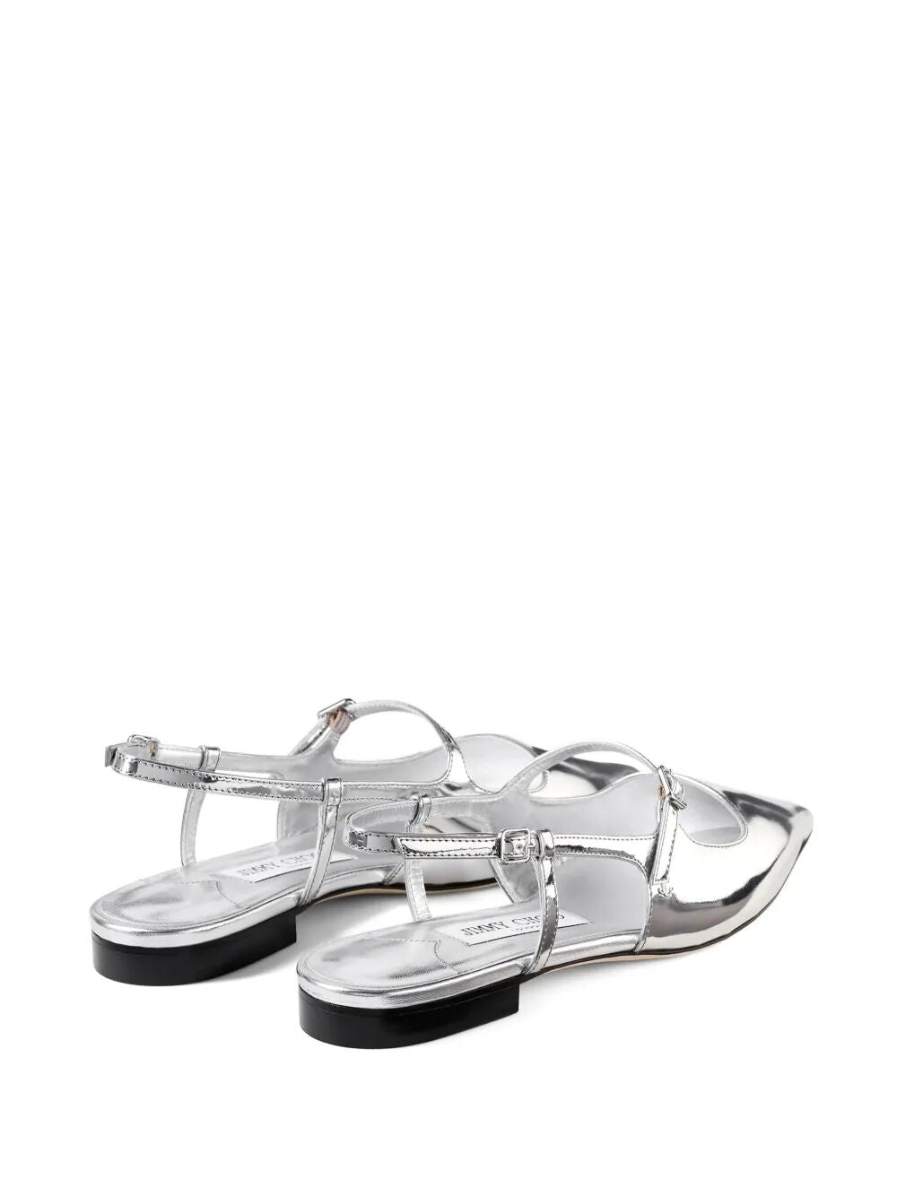 Jimmy Choo Women Didi Leather Ballet Flats