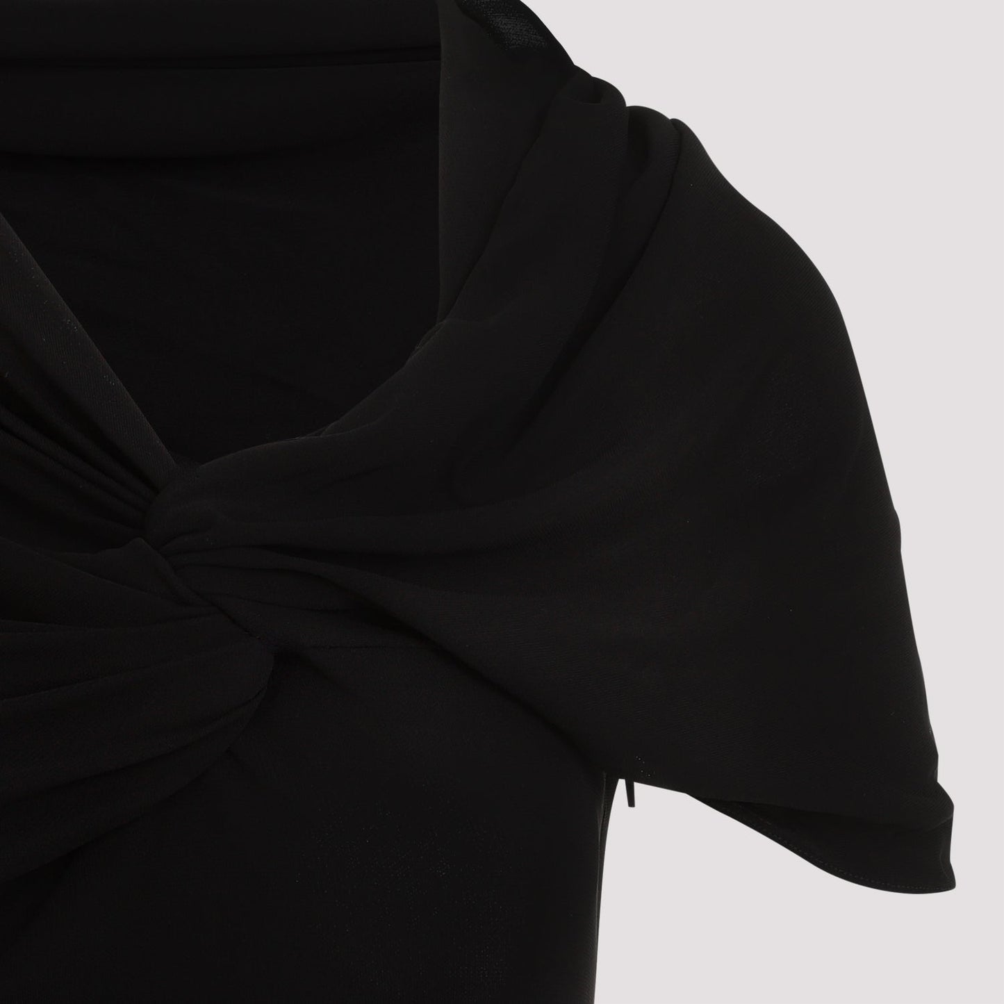 Saint Laurent Viscose Mini Dress Women