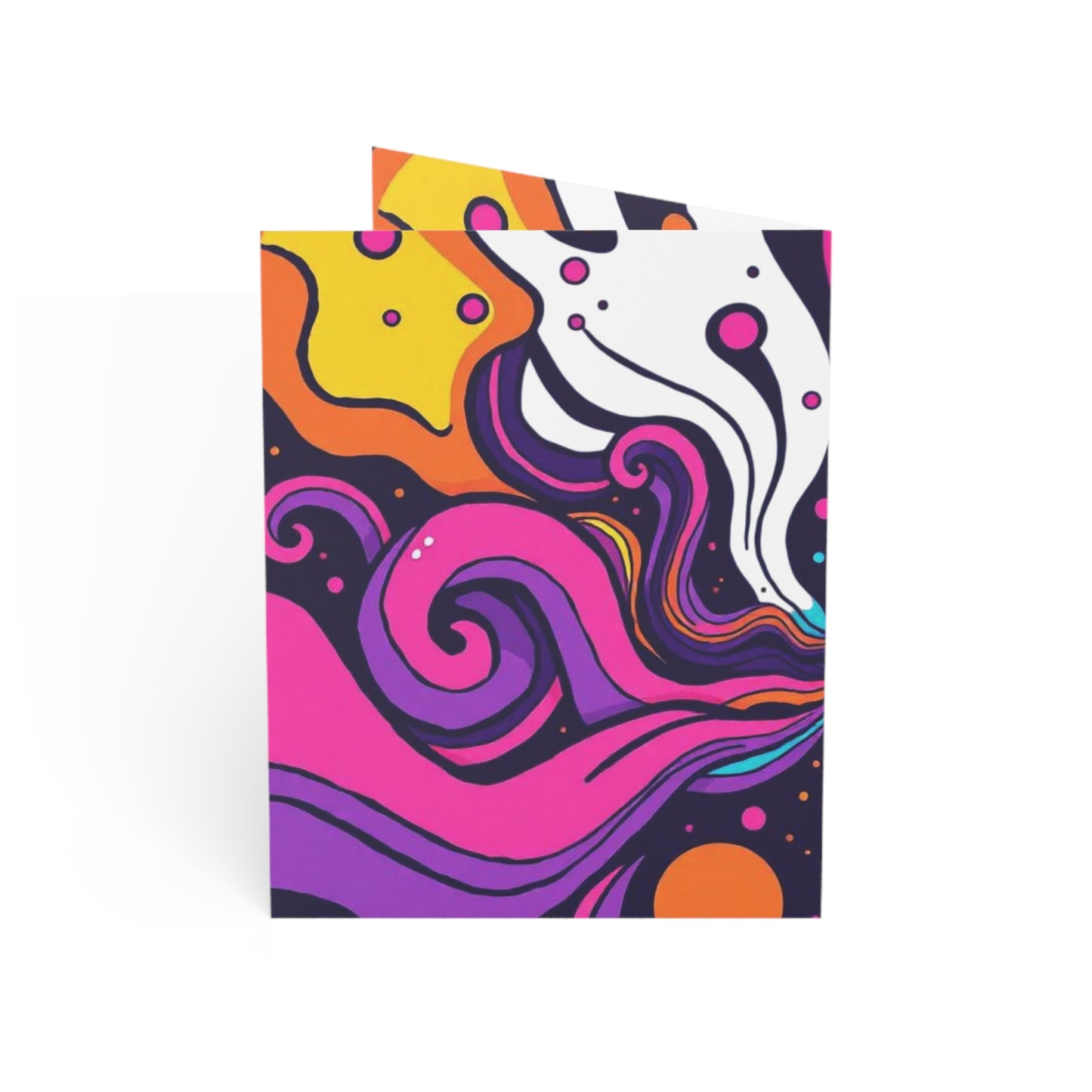 Vibrant Art Greeting Cards - Colorful Abstract Designs for Any Occasion, Art Cards, Fun Stationery, Unique Gift, Invite, Note Cards