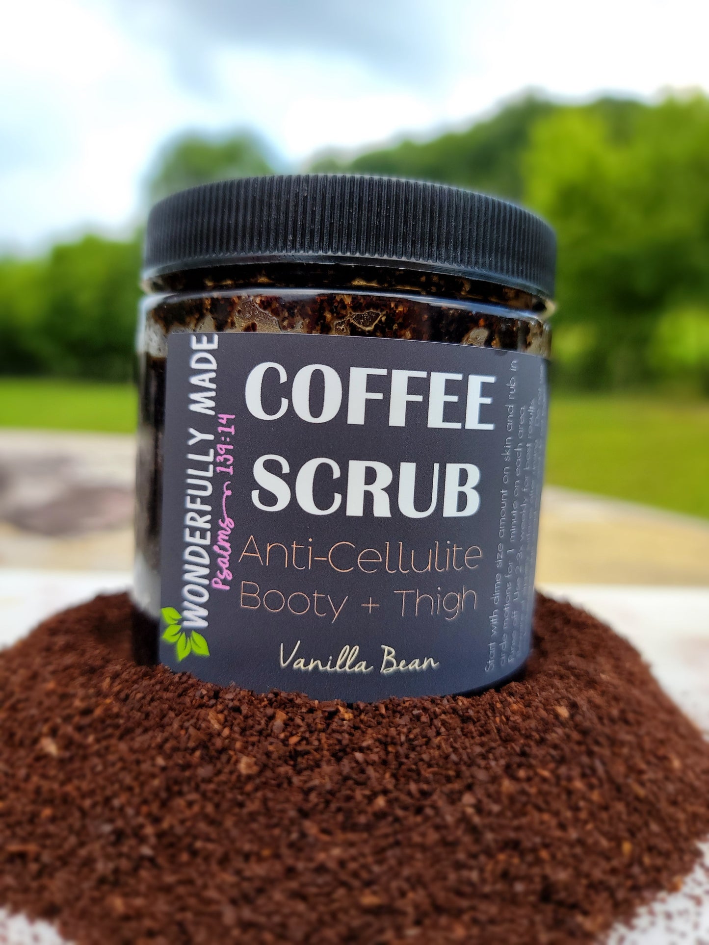 Coffee Scrub Anti-Cellulite Polish for Booty and Thigh