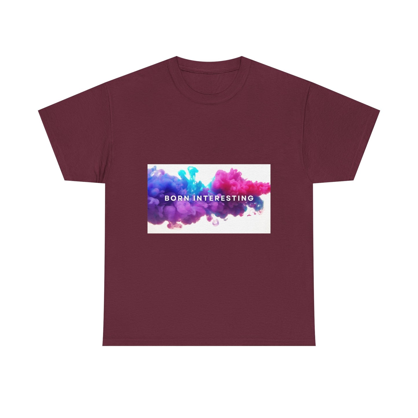 Unisex Cotton Tee – 'Born Interesting' Graphic Shirt, Casual Wear, Gift Idea, Trendy Tee, Daily Wear, Art-Inspired Shirt