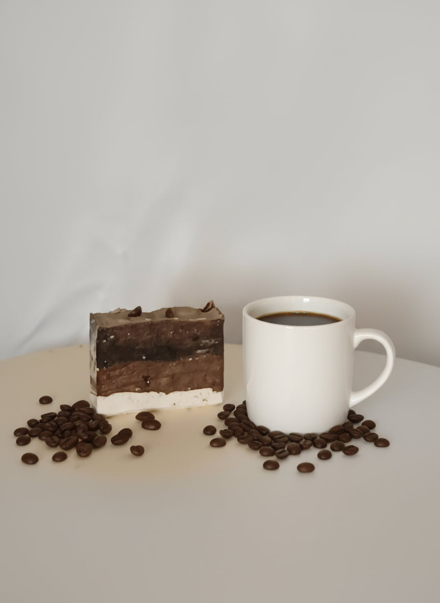 Wake up & Smell The Vanilla Mocha Coffee Soap-3