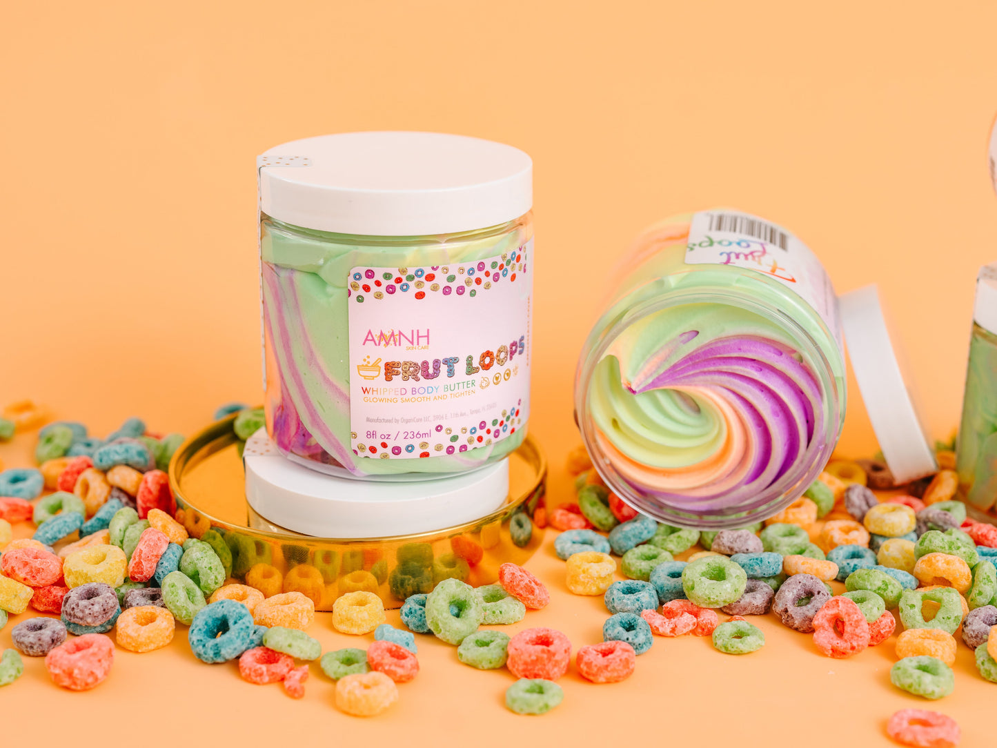 "Frut Loops" Organic Whipped Body Butter - Vegan, Cruelty-Free, Natural Ingredients, Woman Owned Brand
