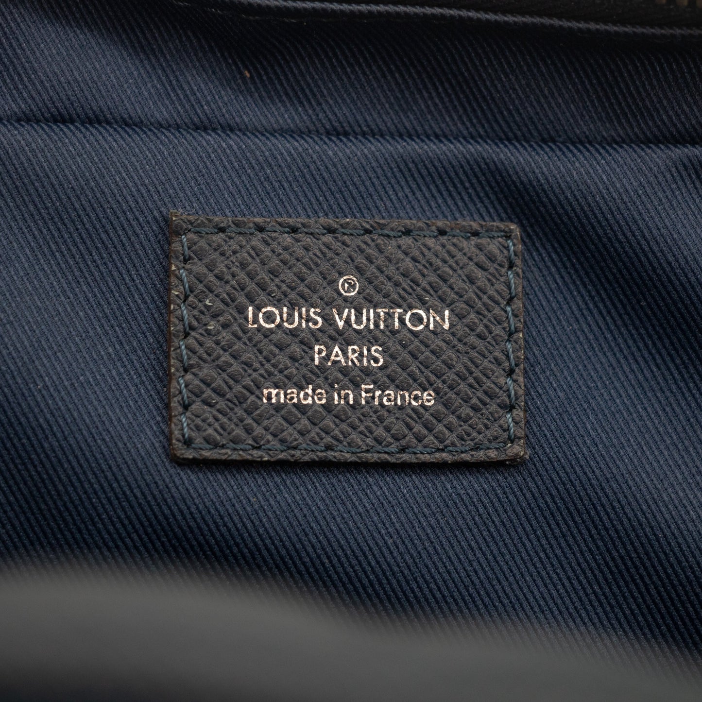 Louis Vuitton Navy Taiga Briefcase Bag #2022