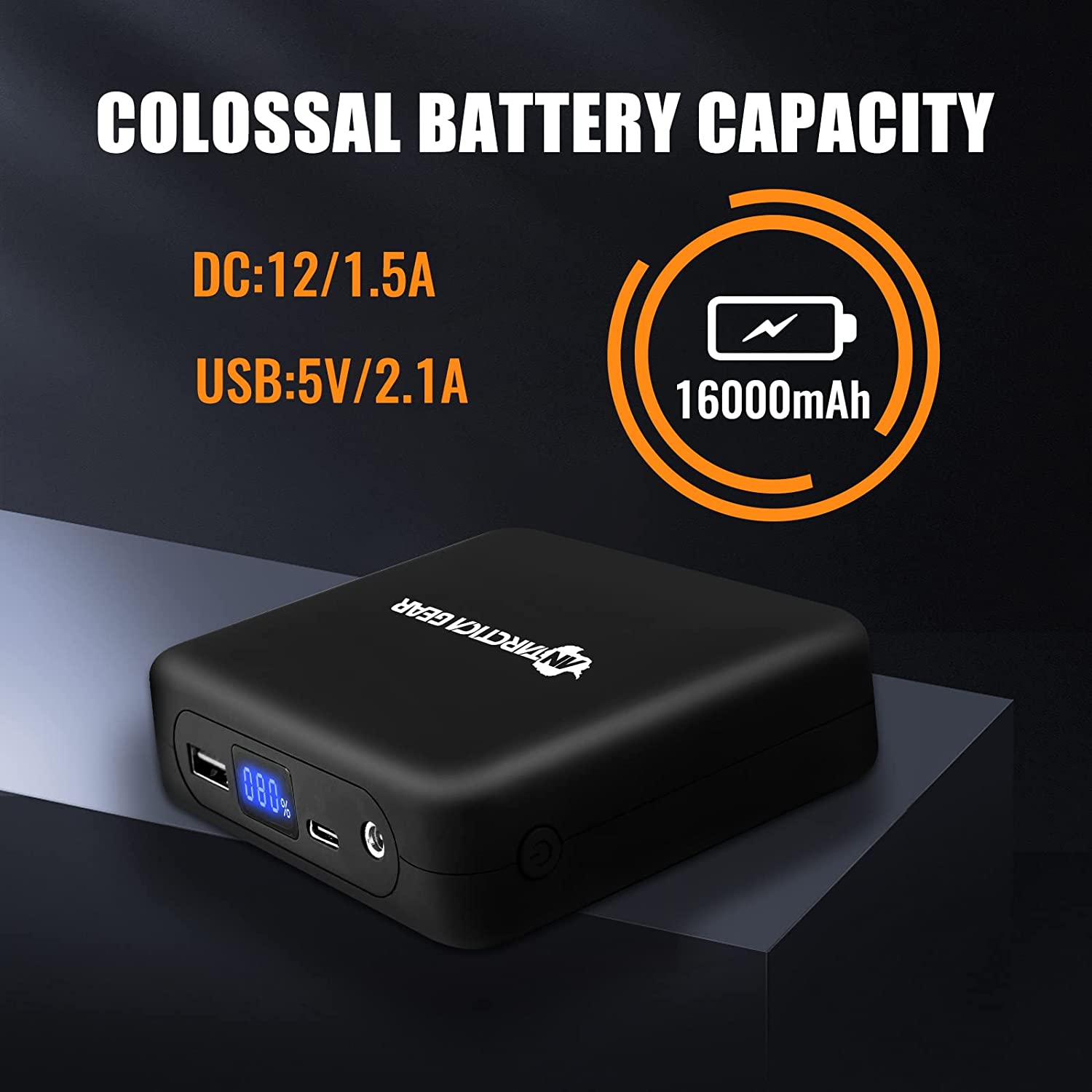 ANTARCTICA GEAR Portable Battery Power Bank for Gloves-2