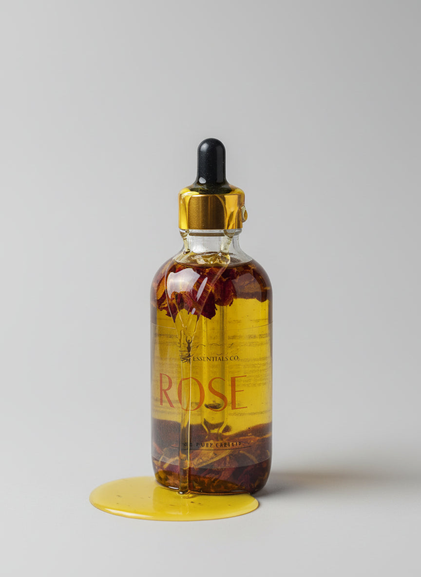 Rose Infused Body Oil 4oz-1