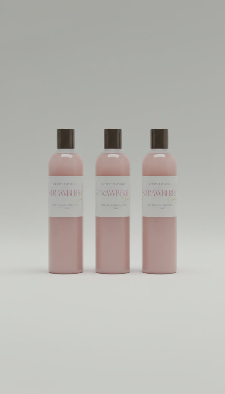 Strawberry Champagne Body Wash with Bursting Beads-0