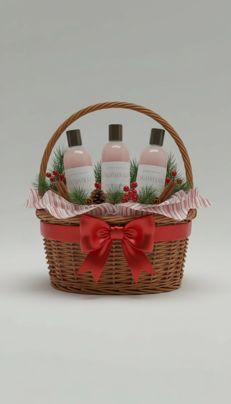 Strawberry Champagne Body Wash with Bursting Beads-1
