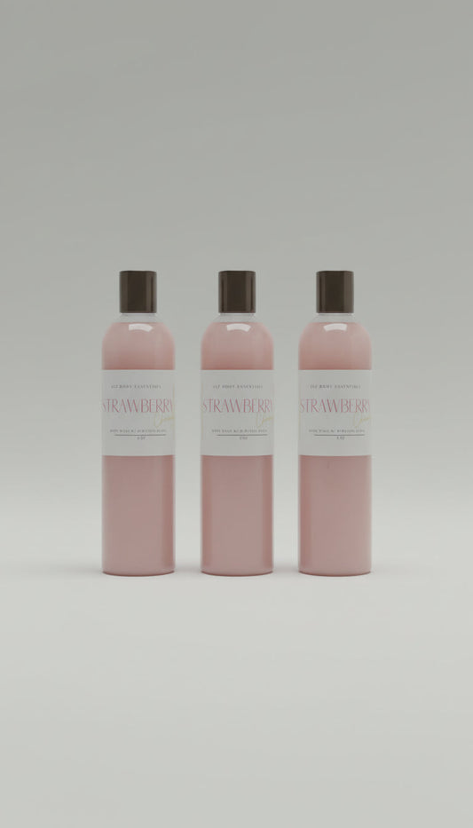 Strawberry Champagne Body Wash with Bursting Beads