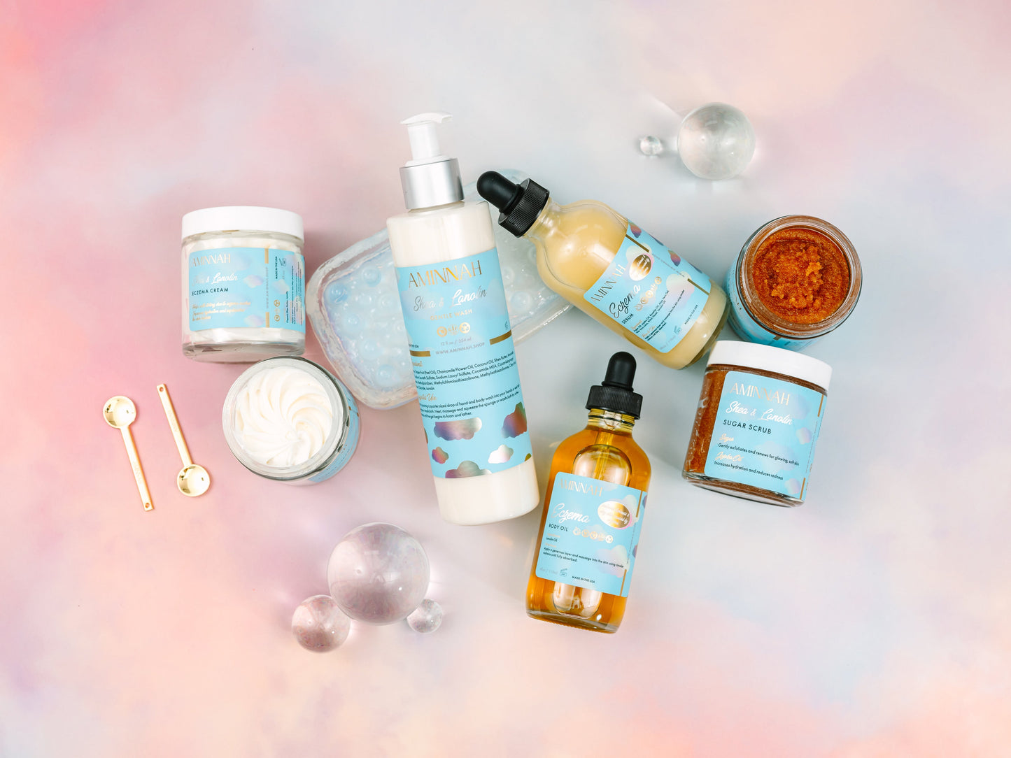 "Eczema" Body Collection | Cream| Serum| Sugar Scrub| Body Oil| Cleanser| Lotion-0
